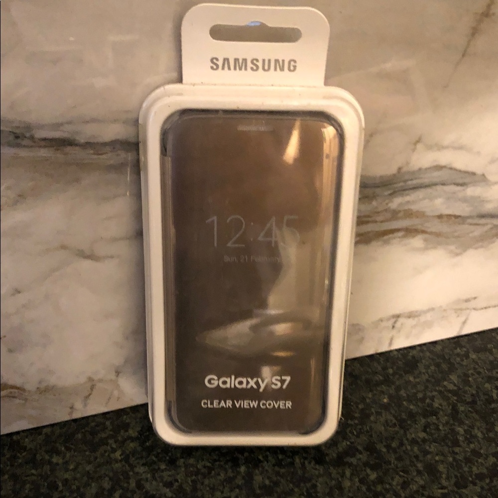Samsung Galaxy S7 Clear View Cover - Gray